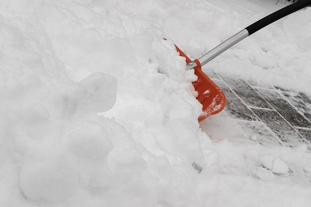 shoveling snow

